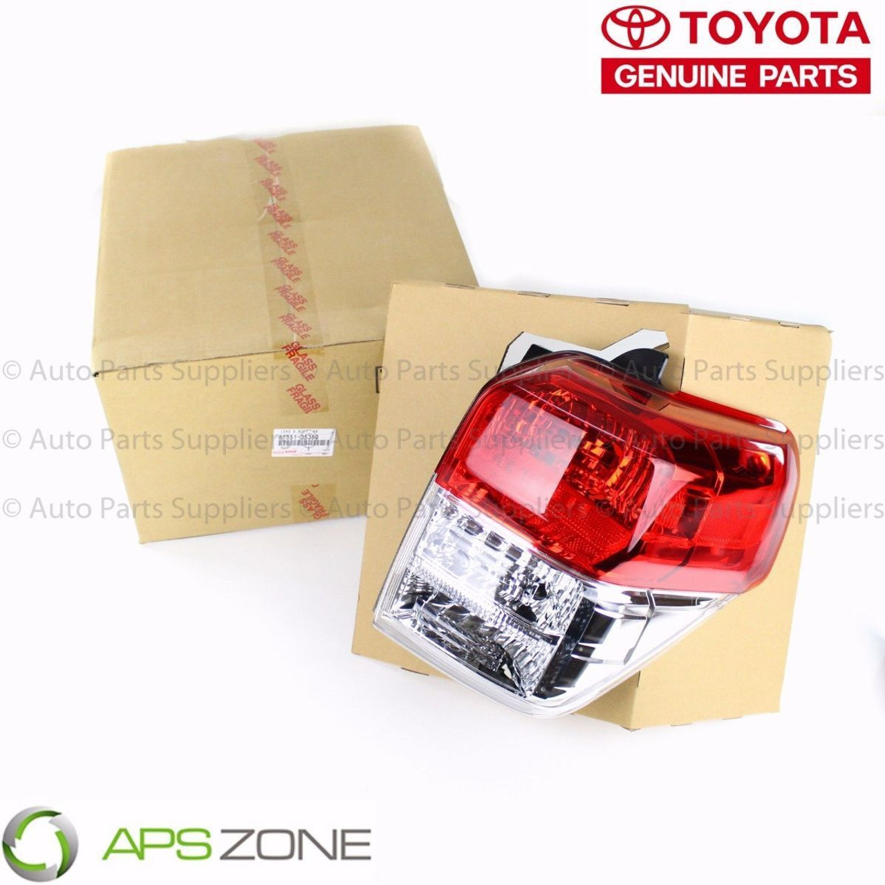 Toyota 4Runner 2010 2011 2012 2013 Right Hand Tail Lamp Genuine OEM 81551-35360 | 8155135360