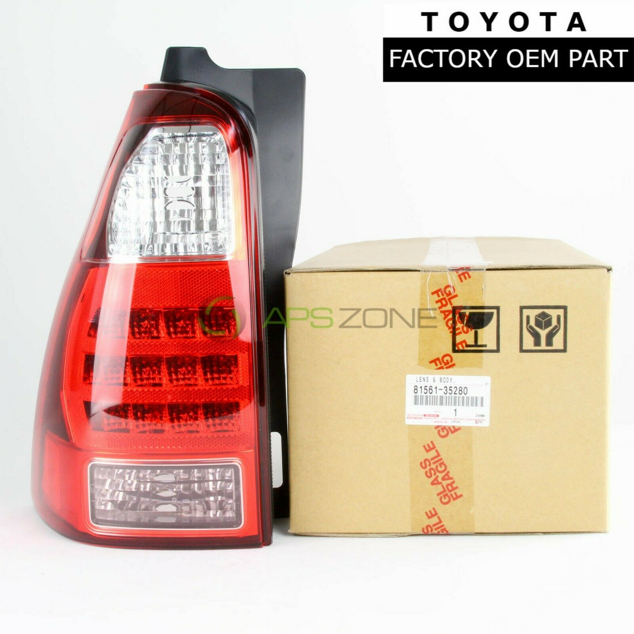 Toyota 4Runner 2006 2007 2008 2009 Driver Side Tail Light Lamp Genuine OEM 81561-35280 | 81561-35280