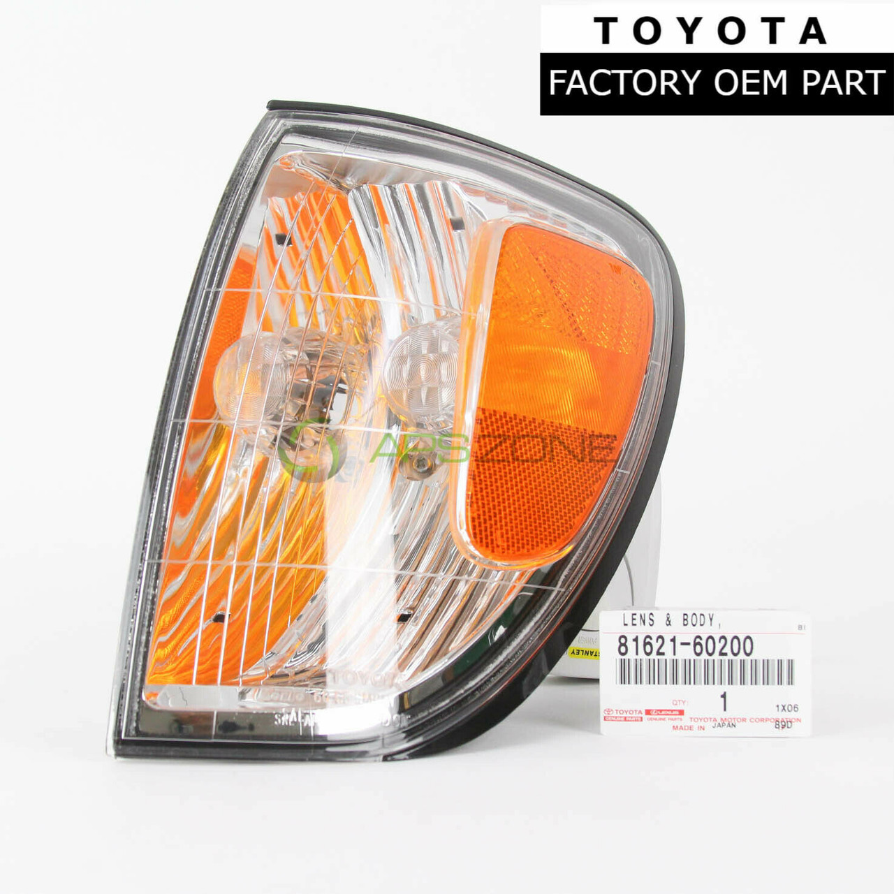 Lexus Lens Park Side Marker Lamp & Housing Front Left Genuine OEM 81621-60200 | 8162160200