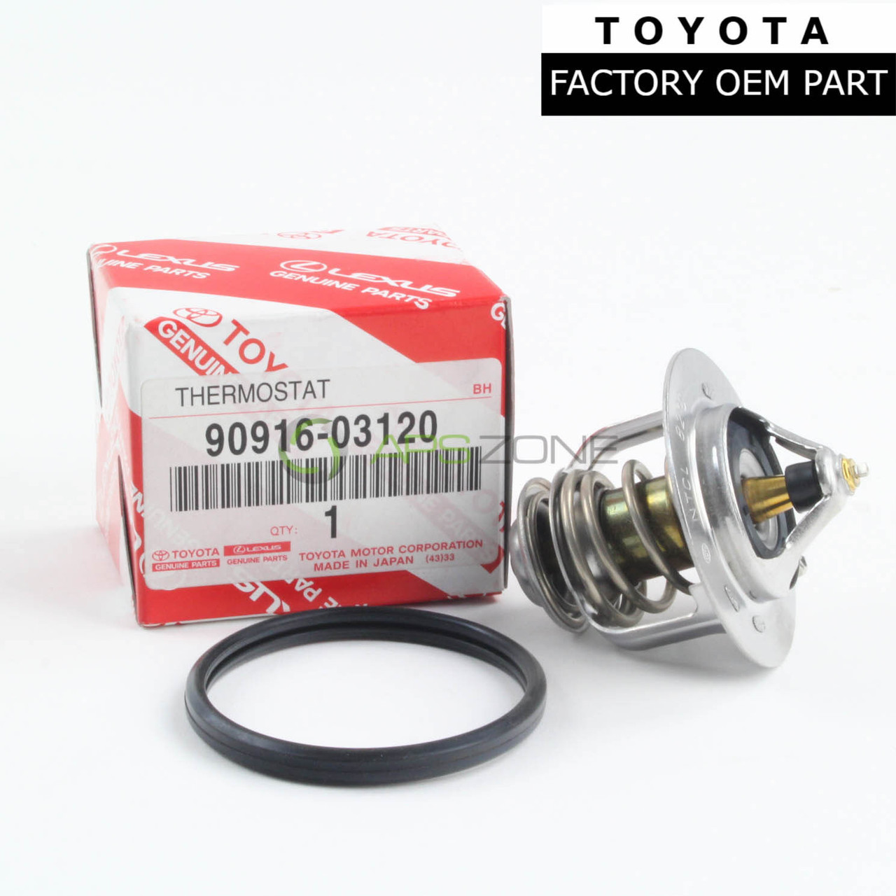 Toyota Tacoma Previa T100 4Runner Thermostat With Gasket Genuine OEM 90916-03120 | 16325-76010