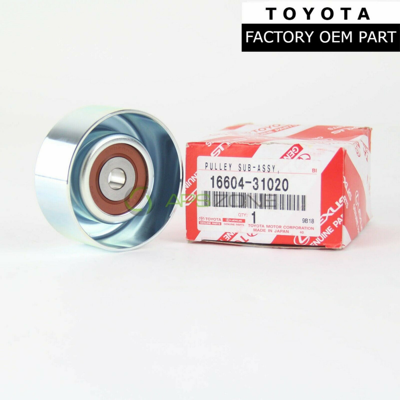 Toyota Tacoma  Lexus ES350 RX350 Drive Belt Idler Pulley Genuine OEM 16604-31020 | 1660431020