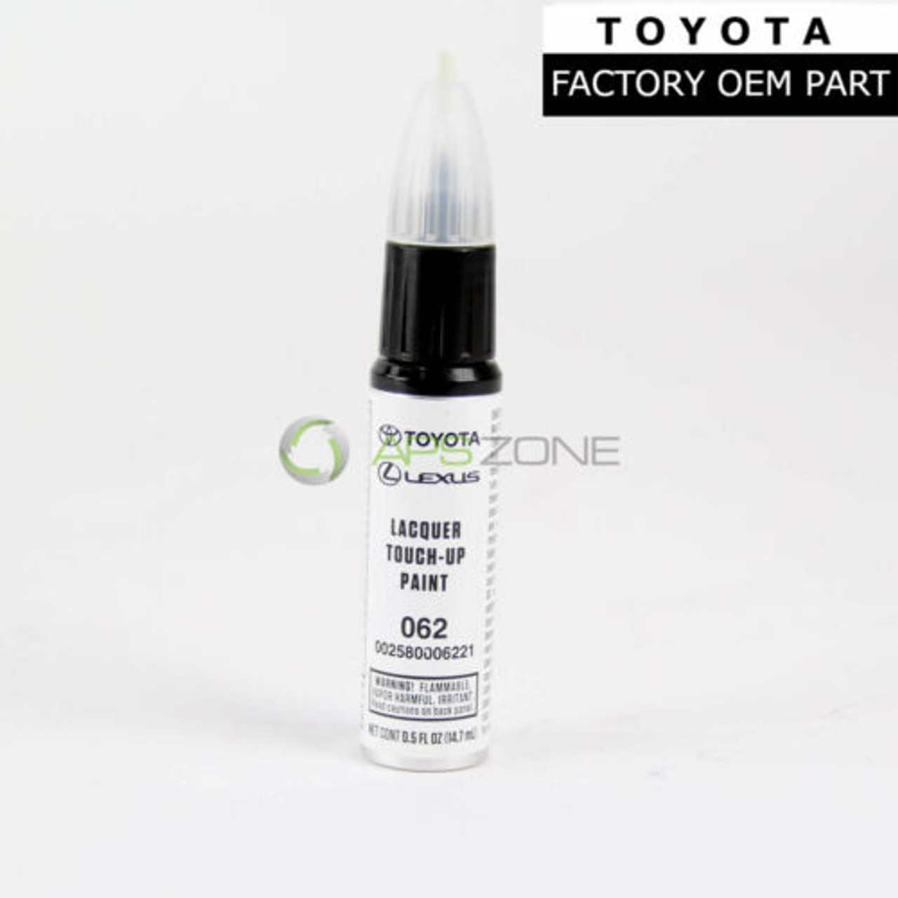 Toyota Lexus White Pearl Crystal Touch Up Paint 062 Genuine OEM 00258-00062-21 | 002580006221