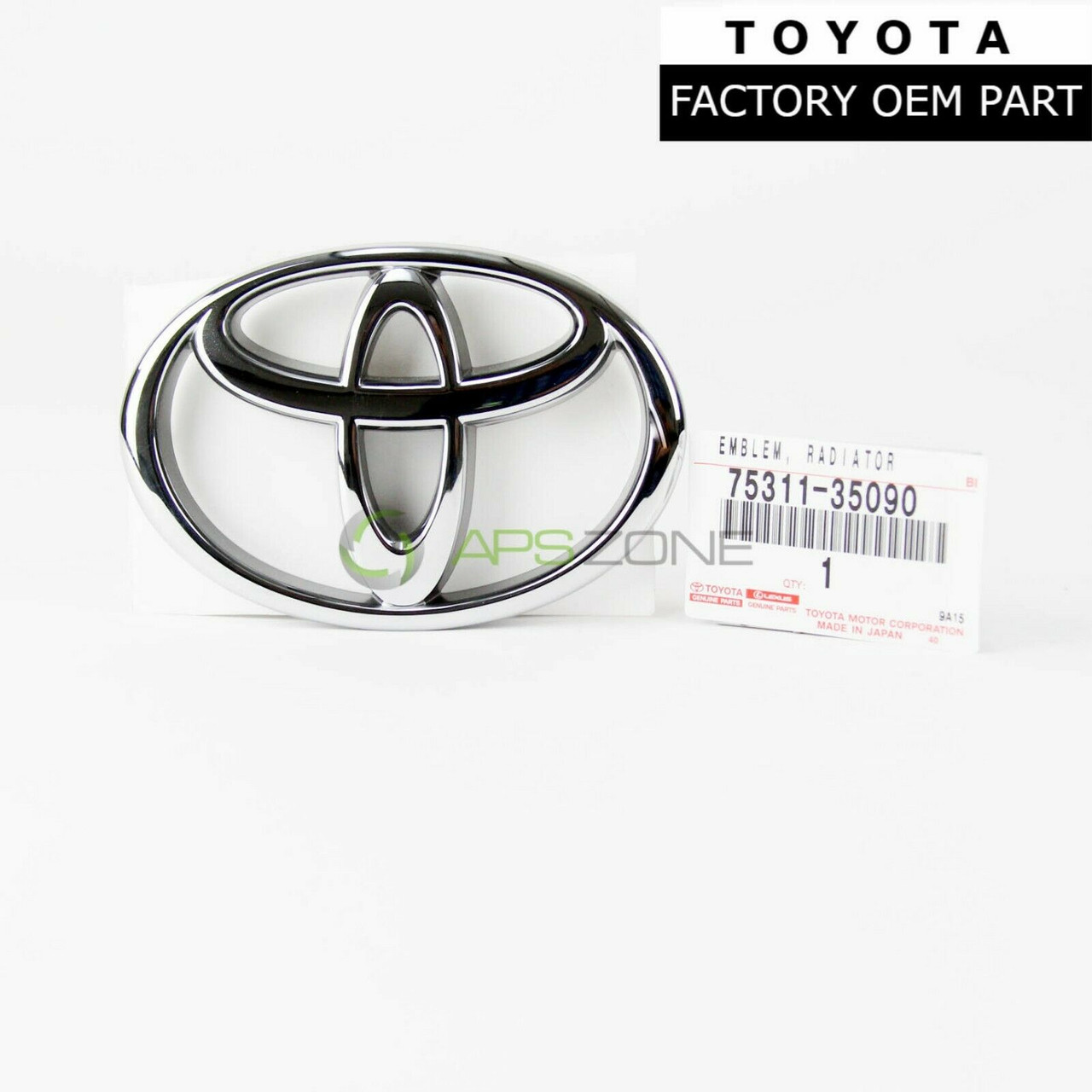 Toyota 4Runner Tacoma Pickup T100 Front Grille Emblem Genuine OEM 75311-35090 | 7531135090