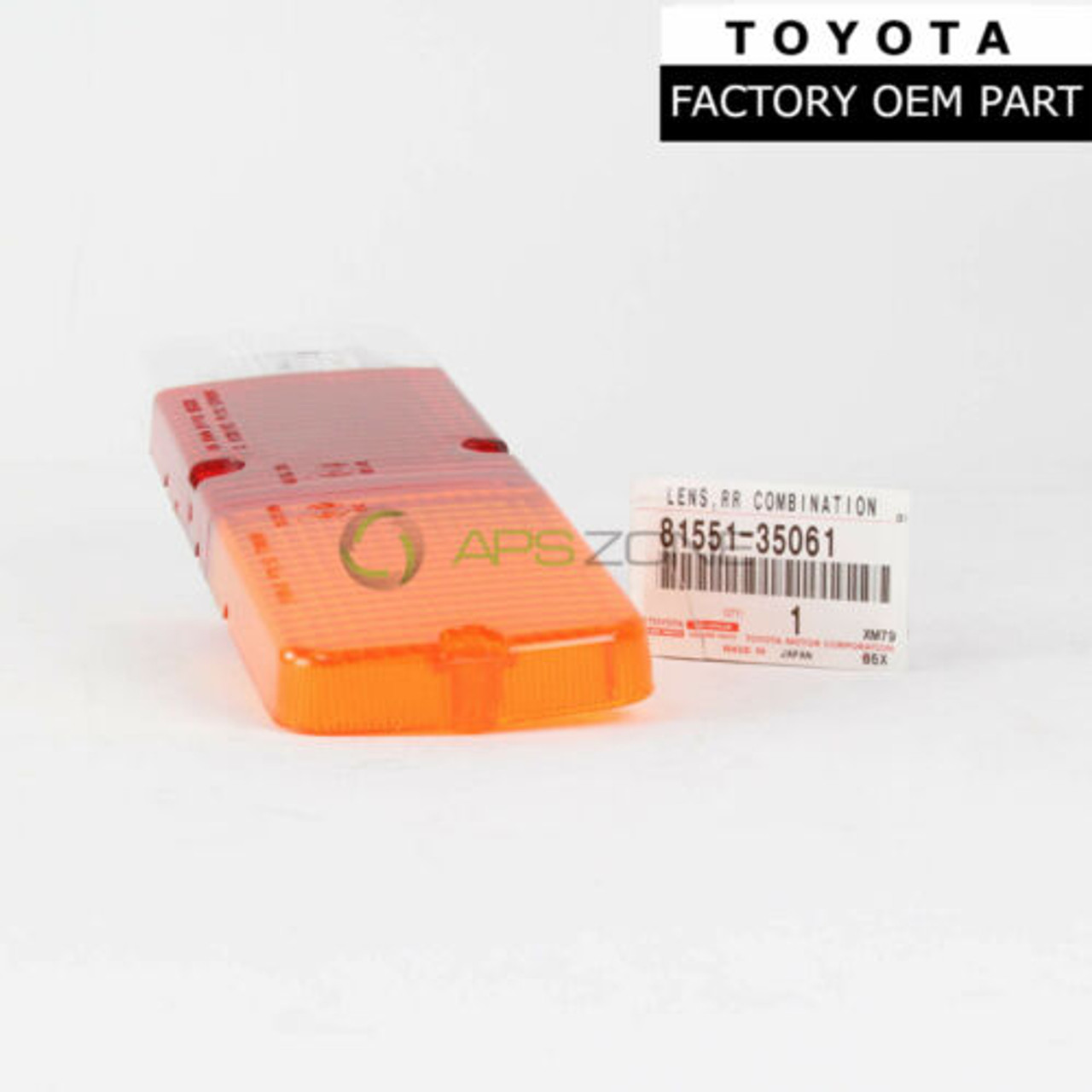 Toyota Land Cruiser 1973-1984 Tail Light Lens Rear Passenger Side Genuine OEM 81551-35061 | 8155135061