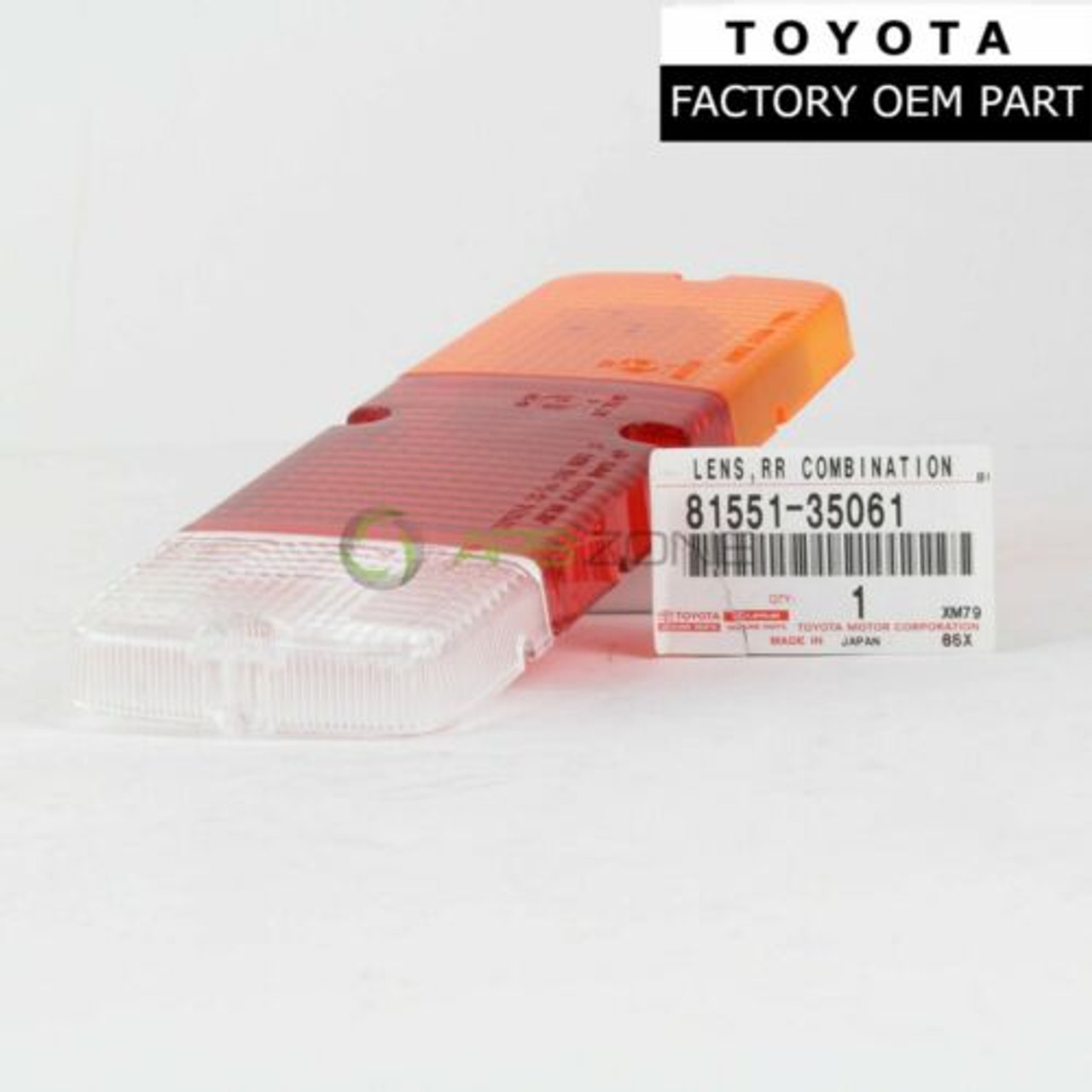 Toyota Land Cruiser 1973-1984 Tail Light Lens Rear Passenger Side Genuine OEM 81551-35061 | 8155135061