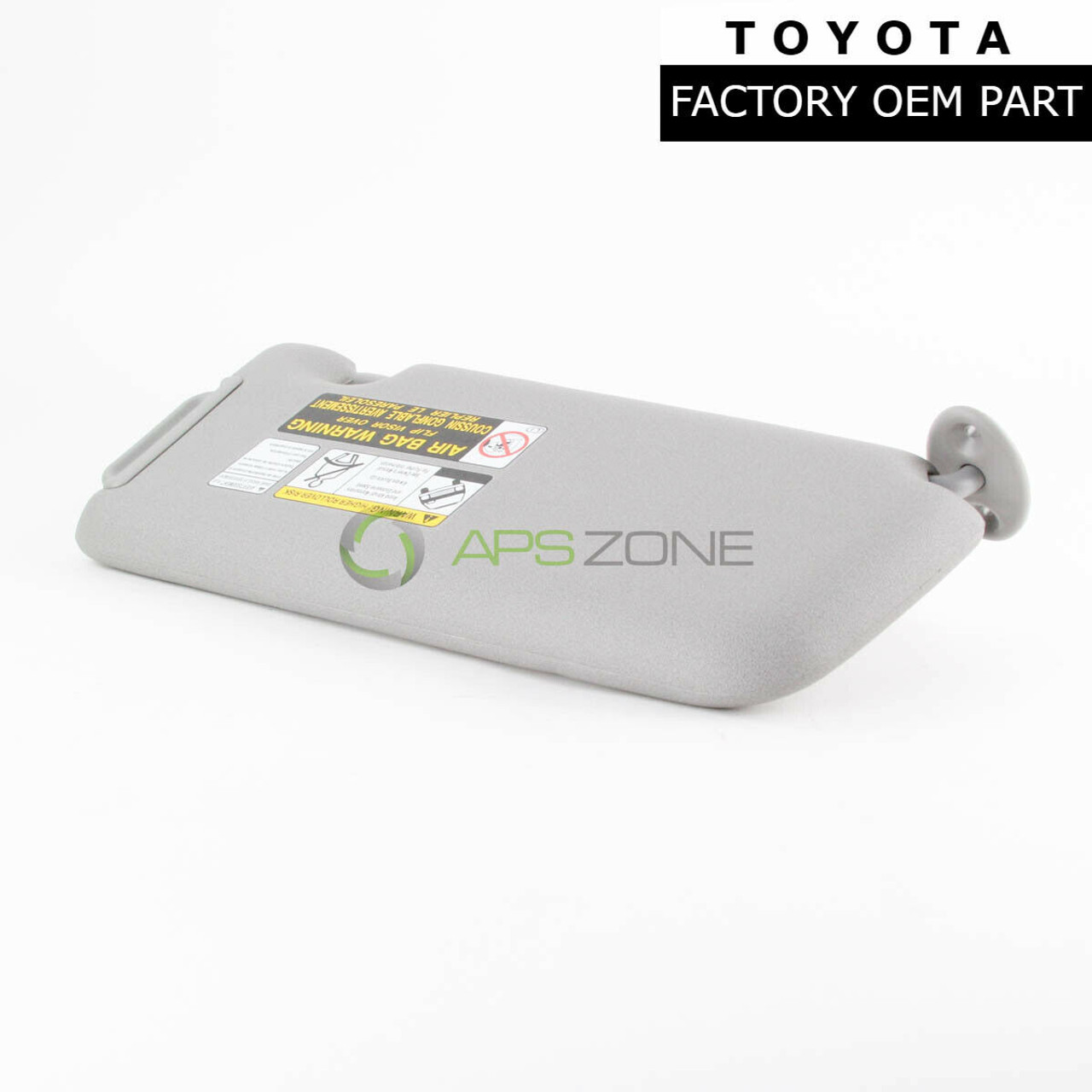 Toyota Rav4 2004-2005 Left Hand Driver's Side Gray Sun Visor Genuine OEM 74320-42420-B0 | 7432042420B0