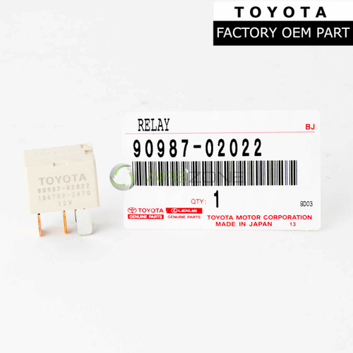 Toyota Tacoma Scion tC Lexus LX470 Ac Fan Clutch Relay Genuine OEM 90987-02022 | 9098702022
