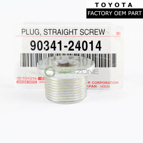 Toyota 4Runner Tacoma Lexus GX460 LX570 Plug Straight Screw OEM 90341-24014 | 9034124014