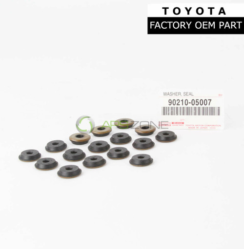 Toyota Tacoma 4Runner Valve Cover Washer Seals Qty 16 Genuine OEM 90210-05007 | 9021005007 Toyota Tacoma 4Runner Valve Cover Washer Seals Qty 16 Genuine OEM 90210-05007 | 9021005007
