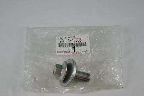 Toyota 4Runner Tacoma T100 Tundra Crankshaft Damper Bolt W/ Washer Genuine OEM 90119-16006 | 9011916006