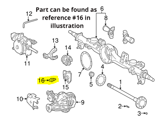 Toyota Camry 4Runner Lexus LX450 LX470 Front Transfer Case Switch Genuine OEM 84222-12010 | 8422212010