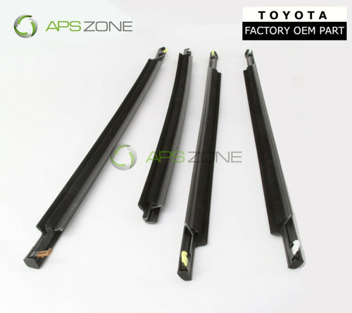 Toyota Prius 2004-2009 Front & Rear Right and Left Doors Belt Mouldings Genuine OEM Set of 4