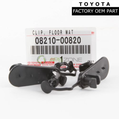 Toyota Camry 4Runner Lexus ES350 Scion XB XD Floor Mat Clips Set Of 2 Genuine OEM 08211-00720 | 0821100720