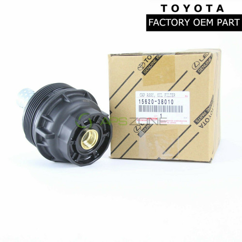 Toyota Land Cruiser Sequoia Tundra LX570 Engine Oil Filter Cap V8 Genuine OEM 1562038010 | 15620-38010