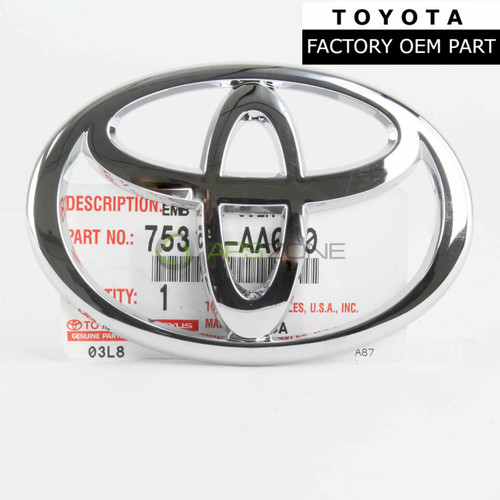 Toyota Solara 2004 2005 2006 Venza 2009-2015 Rear Emblem Genuine OEM 75311-AA040 | 75311AA040
