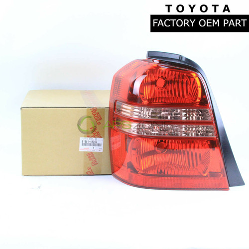 Toyota 2001 2002 2003 Highlander Driver Left Hand Tail Light Lamp Genuine OEM 81561-48050 | 8156148050