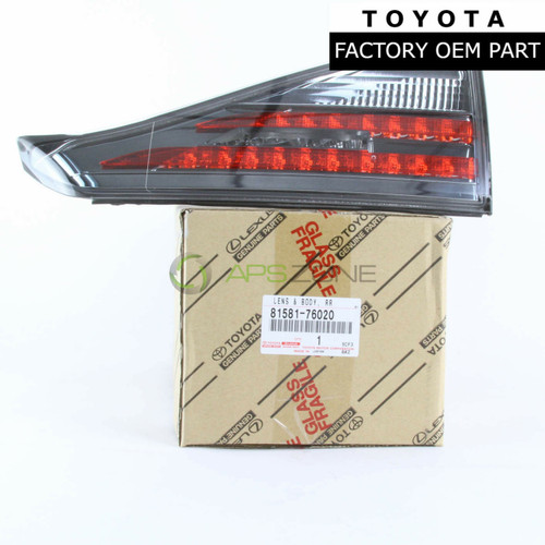 Lexus 2011-2017 Ct200h Passenger Inner Tail Lamp Lens Genuine OEM 81581-76020 | 8158176020