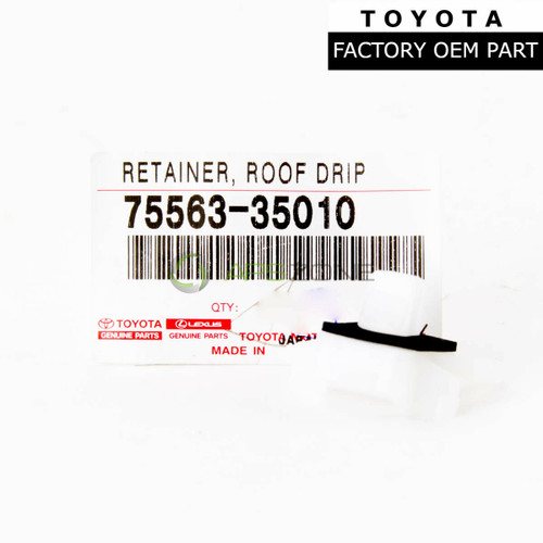 Toyota Fj Cruiser Windshield Reveal Molding Retainer Genuine OEM 75563-35010 | 7556335010