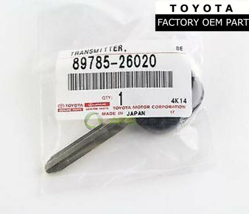 Toyota Rav4 Camry 4Runner Prius Highlander Blank Key Genuine OEM 89785-26020 | 8978526020