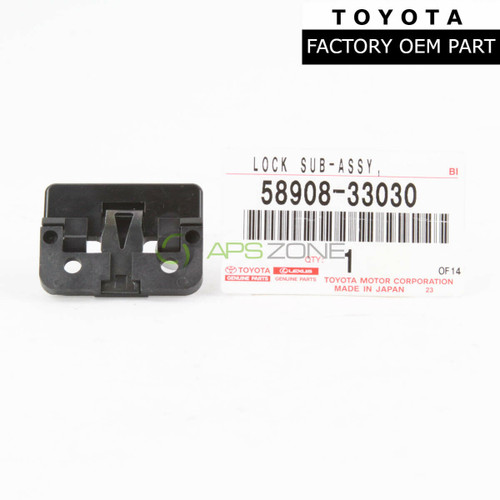 Toyota Camry Scion xB Lexus ES300 Compartment Door Center Console Cover Lock Genuine OEM 58908-33030 | 5890833030