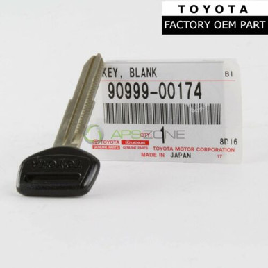 OEM Toyota 90999-00174 Key Blank Uncut Factory Non-Transponder Genuine Part OEM