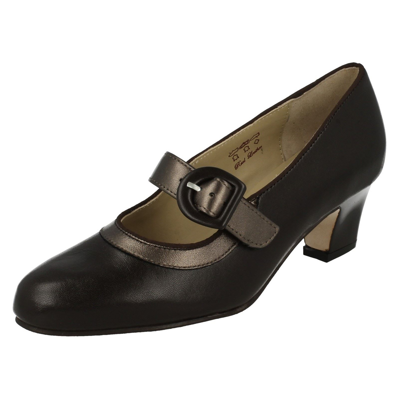 Ladies Equity Wide Fitting Court Shoes Maxine 6267