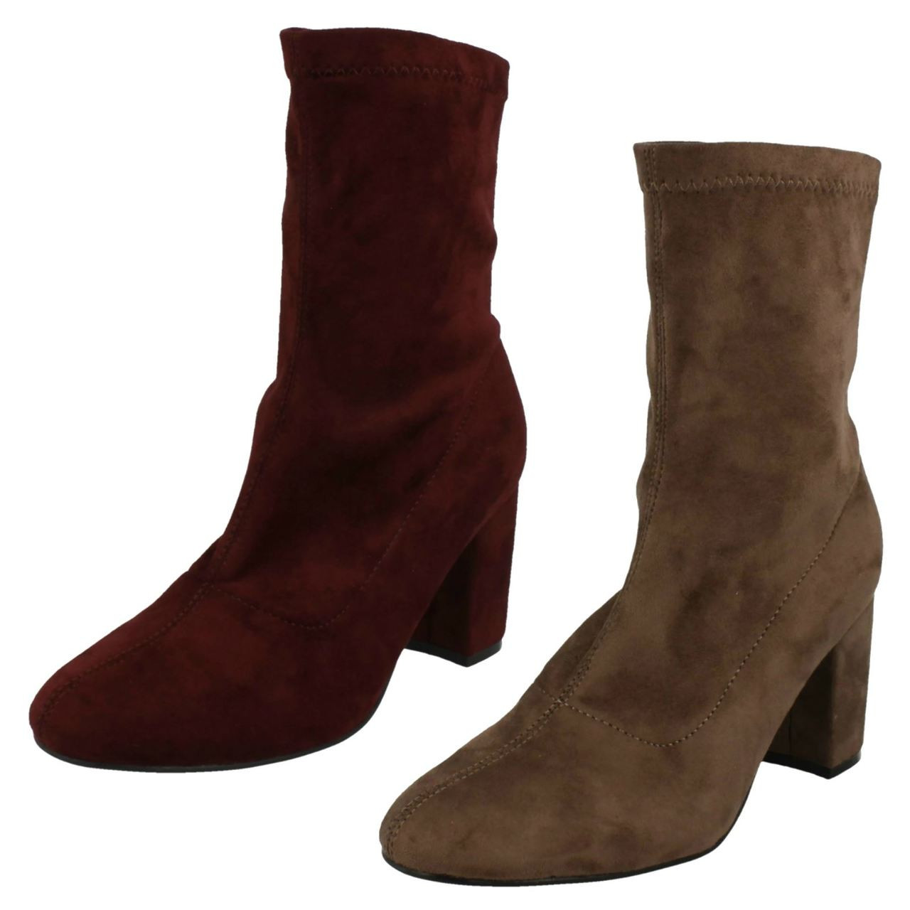 Ladies Anne Michelle Pull On Ankle Boots