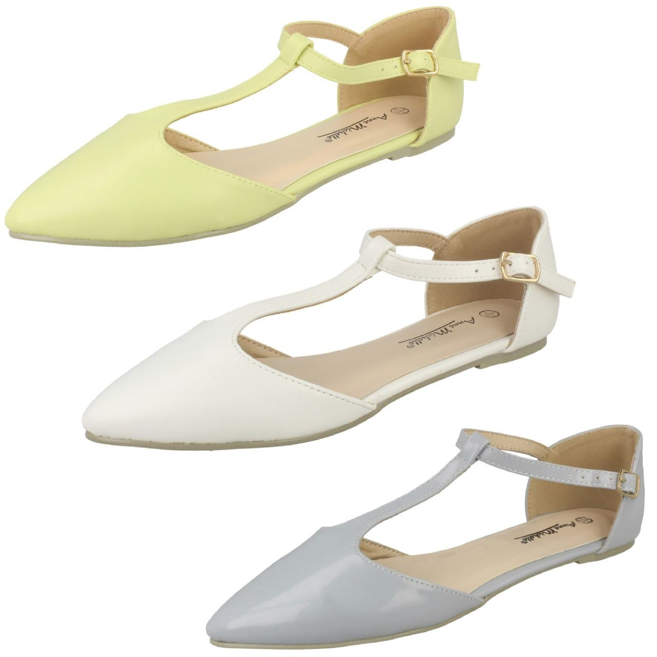 T bar ladies sales flat shoes