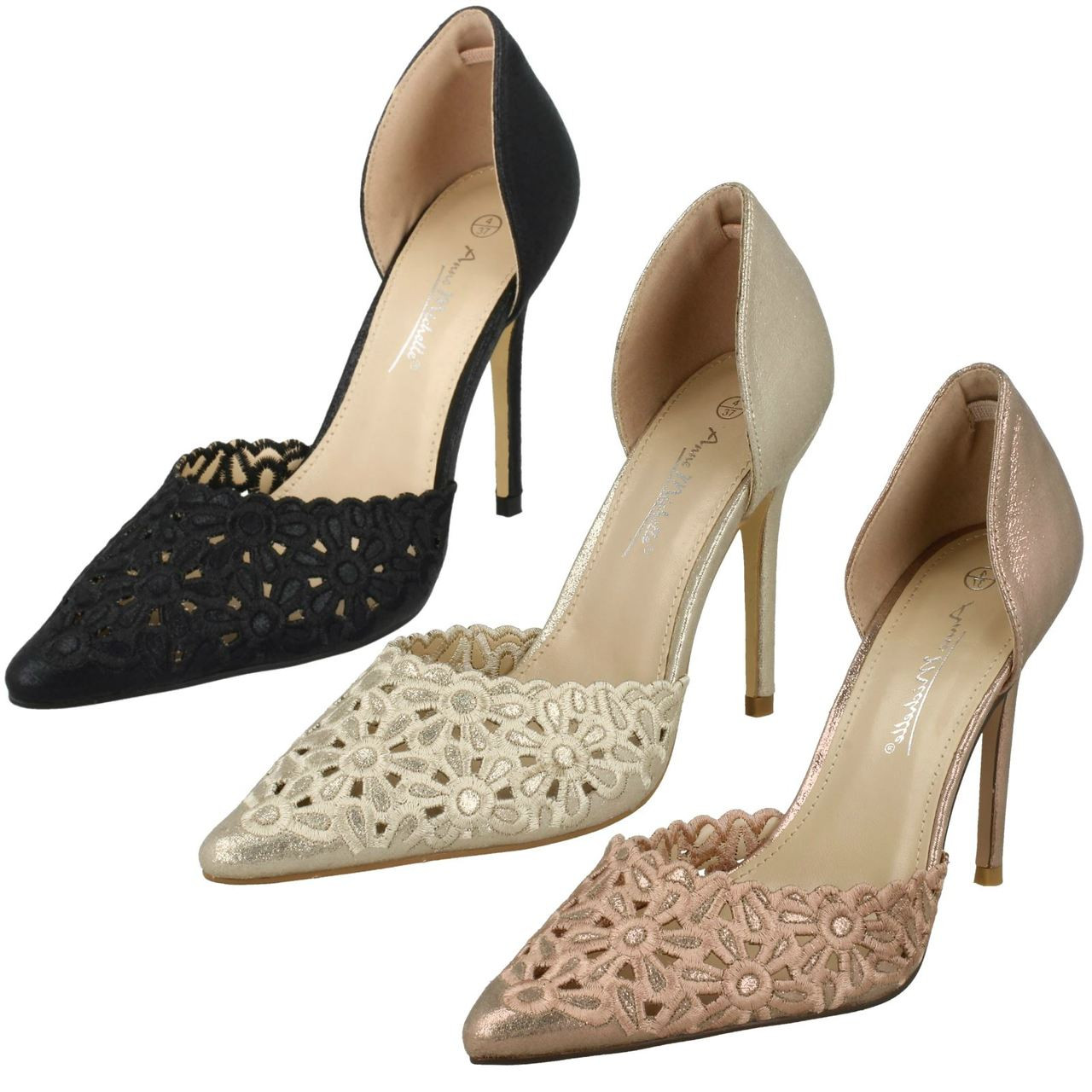 Ladies Anne Michelle Stiletto Heel Shoes - Main Image