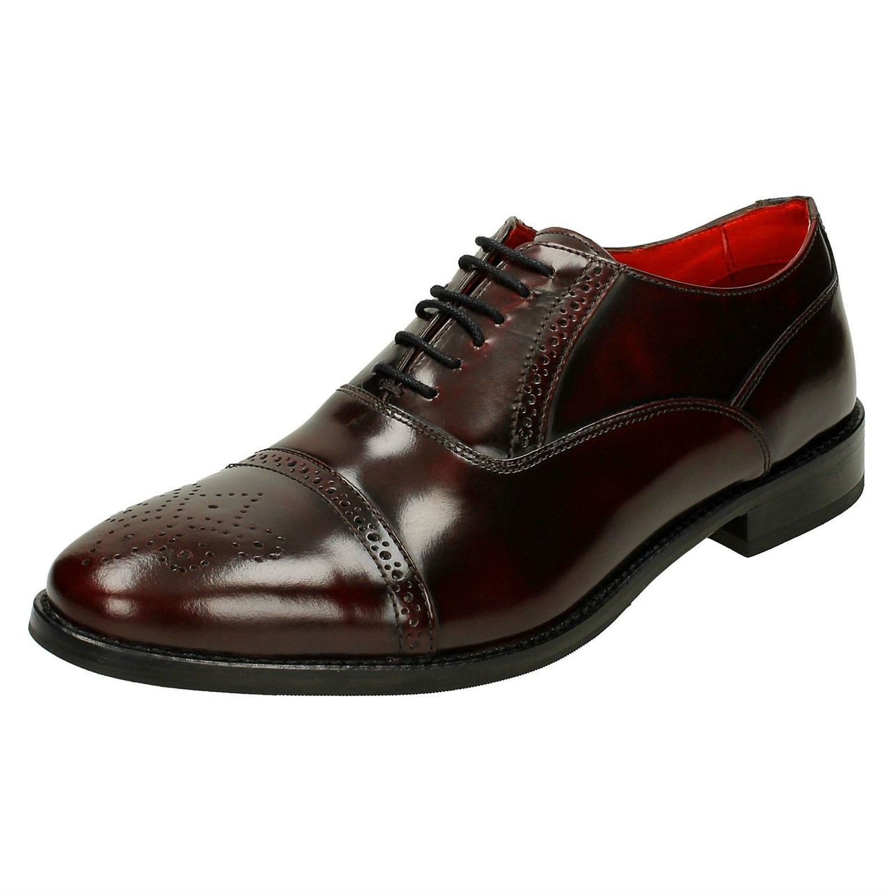 burgundy smart shoes