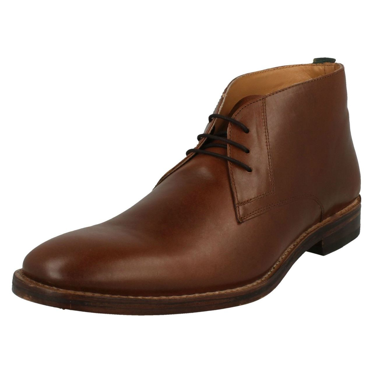 Mens Catesby Lace Up Smart Desert Boots 