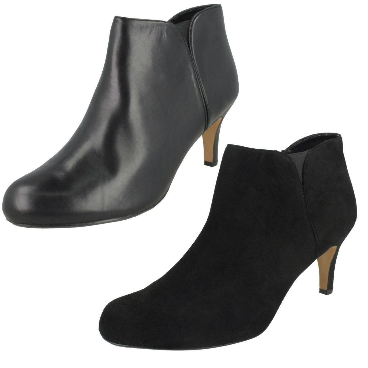 clarks ladies flat ankle boots