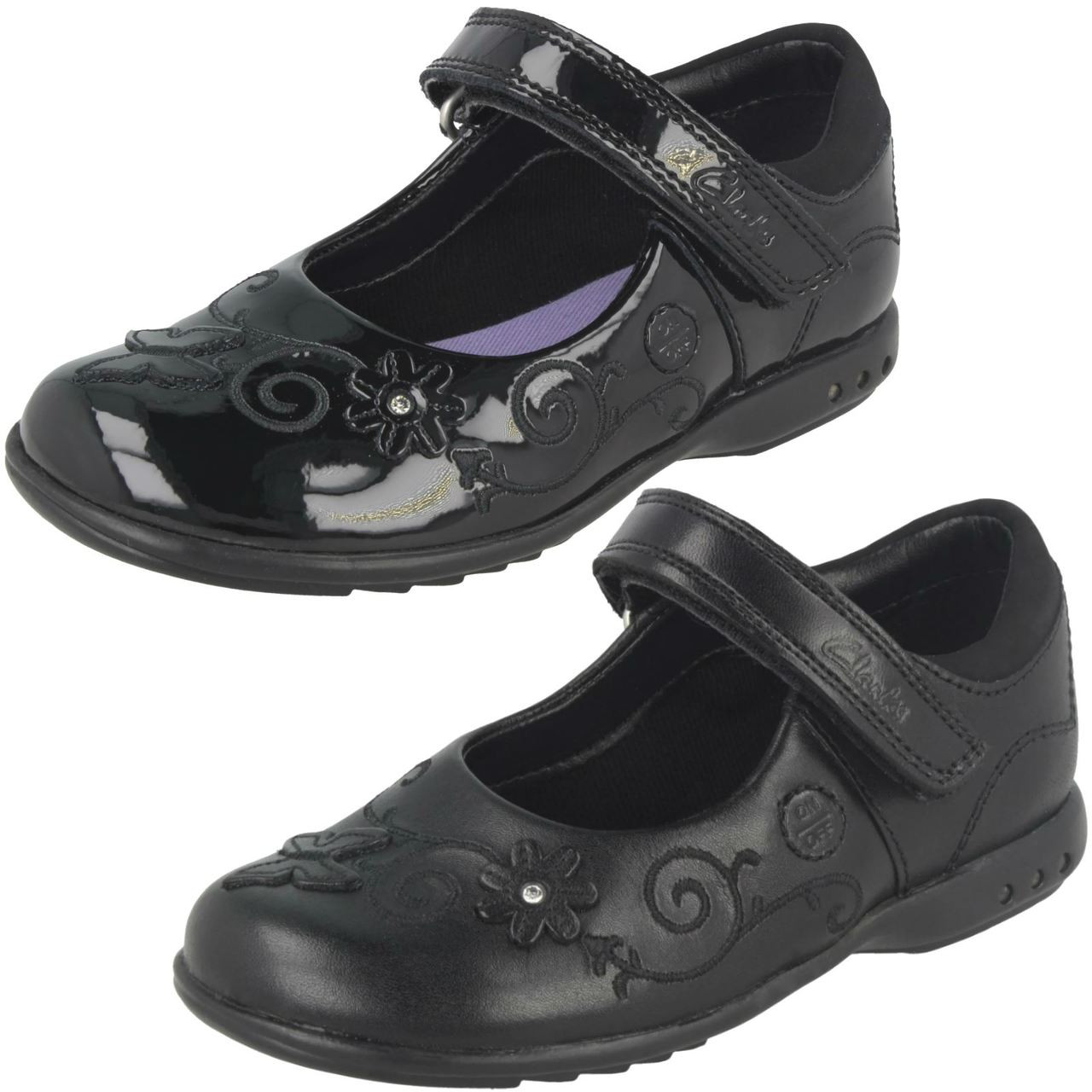 clarks infant school shoes