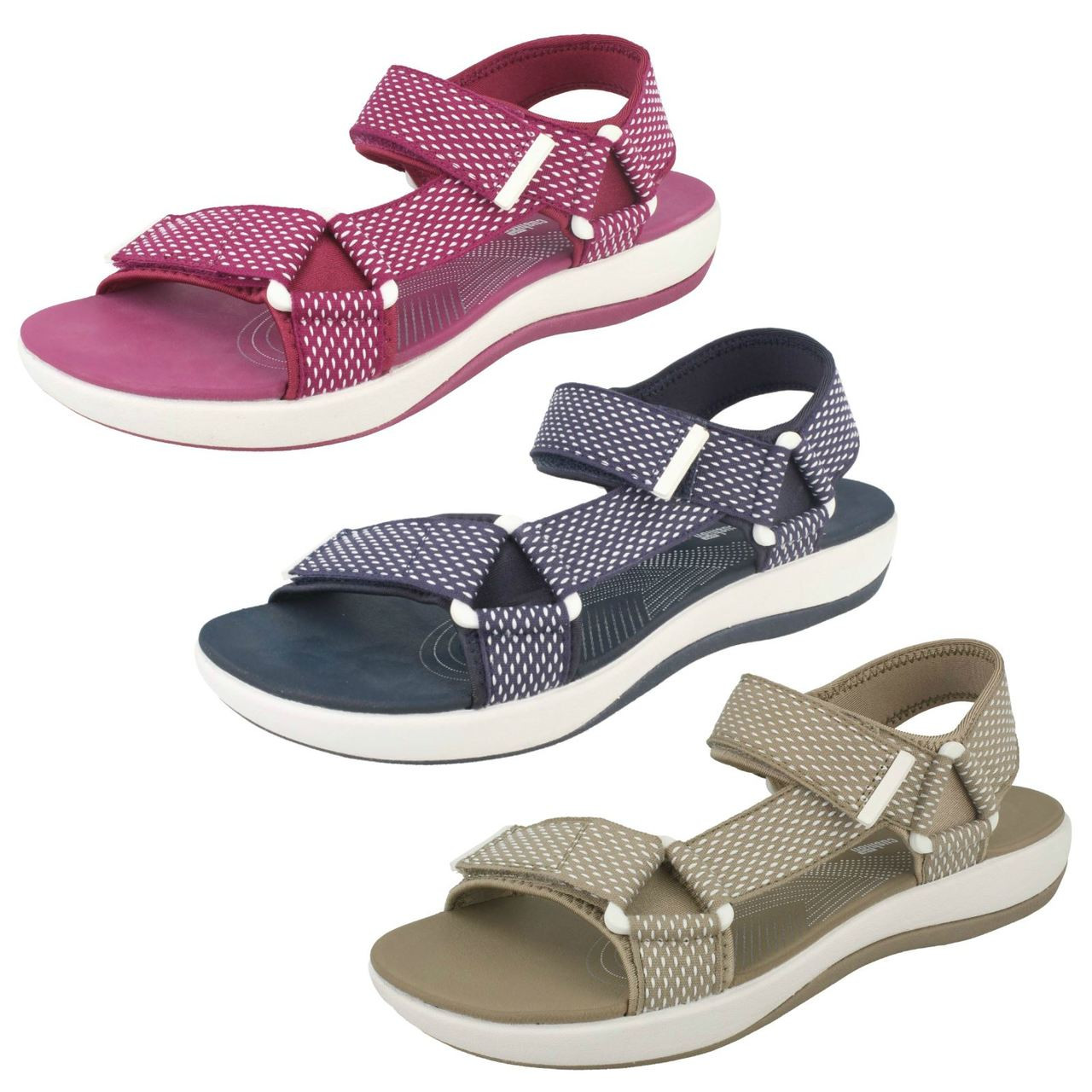 Ladies Clarks Casual Strappy Sandals 