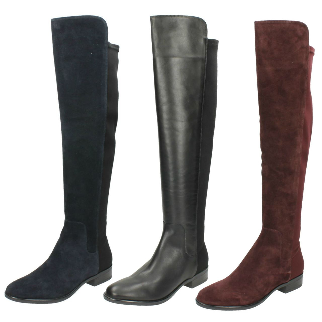 clarks knee boots