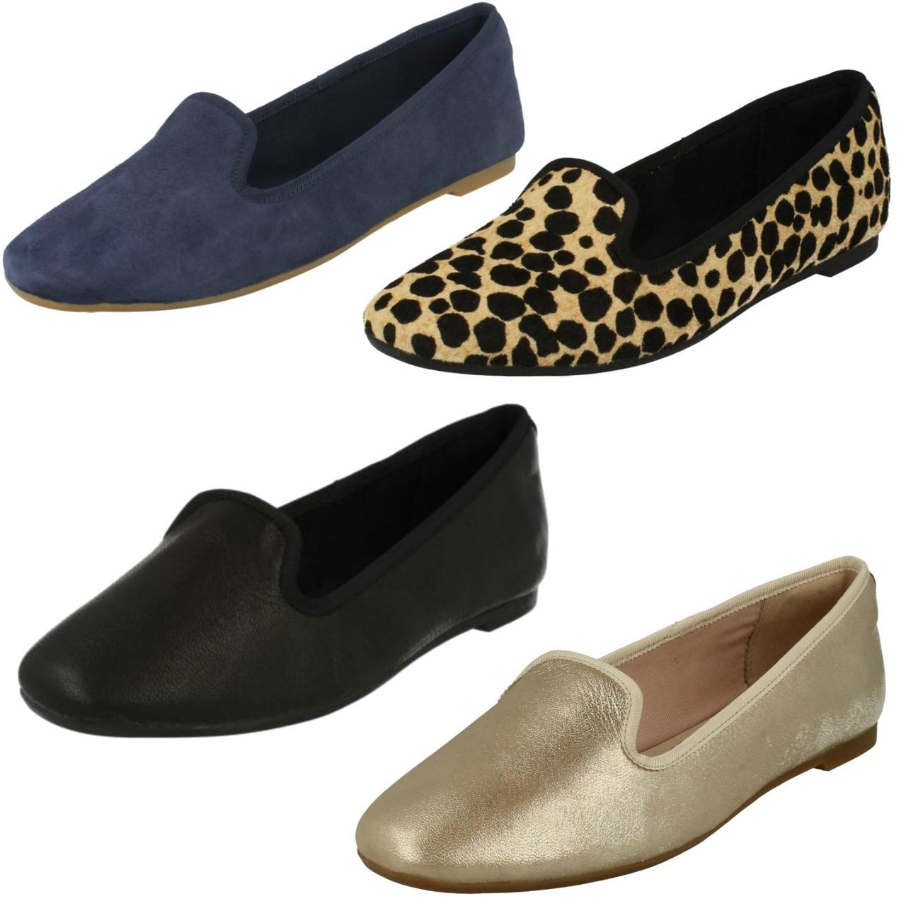 Ladies Clarks Smart Slip On Loafers 