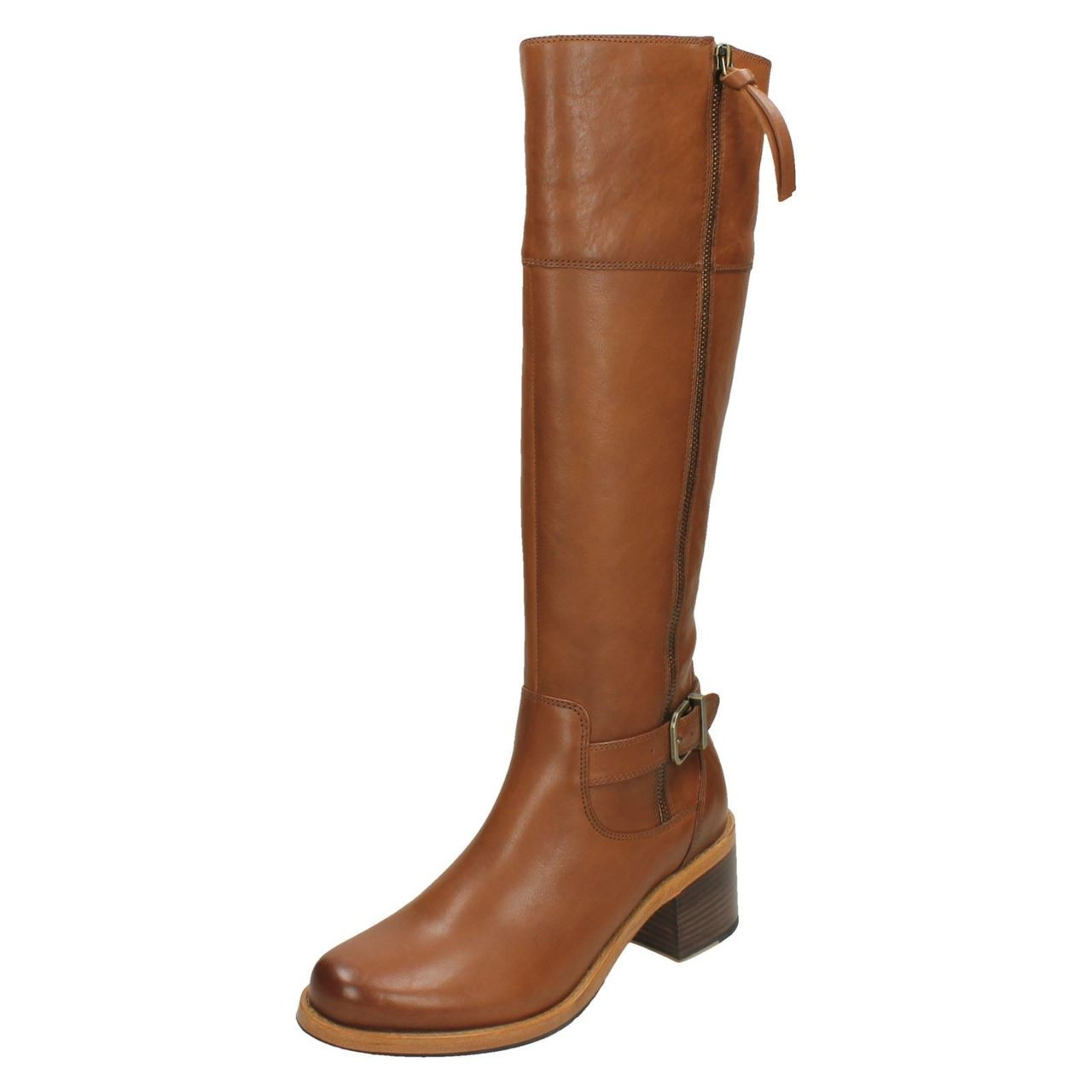 Ladies Clarks Heeled Knee High Boots 