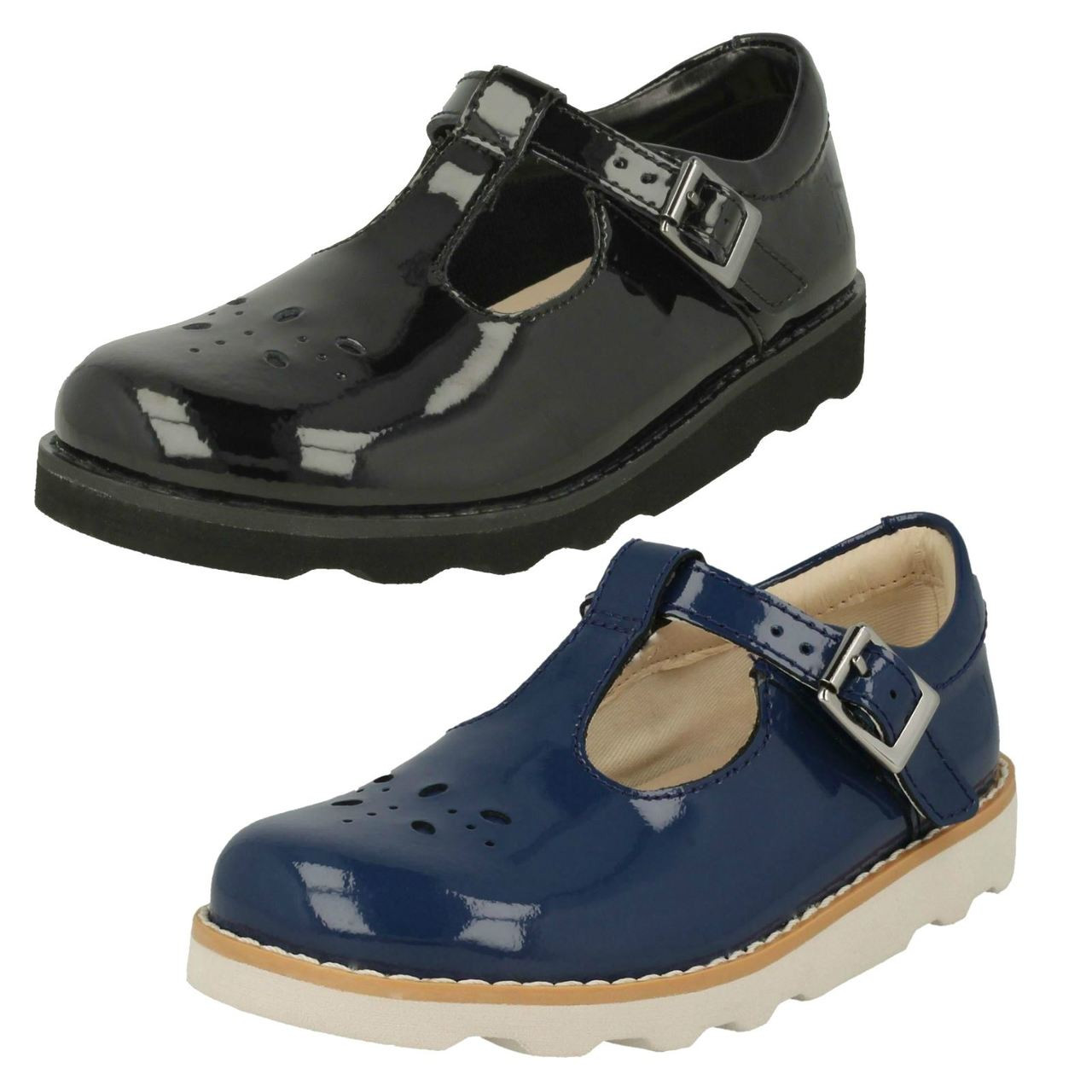 clarks girls t bar shoes