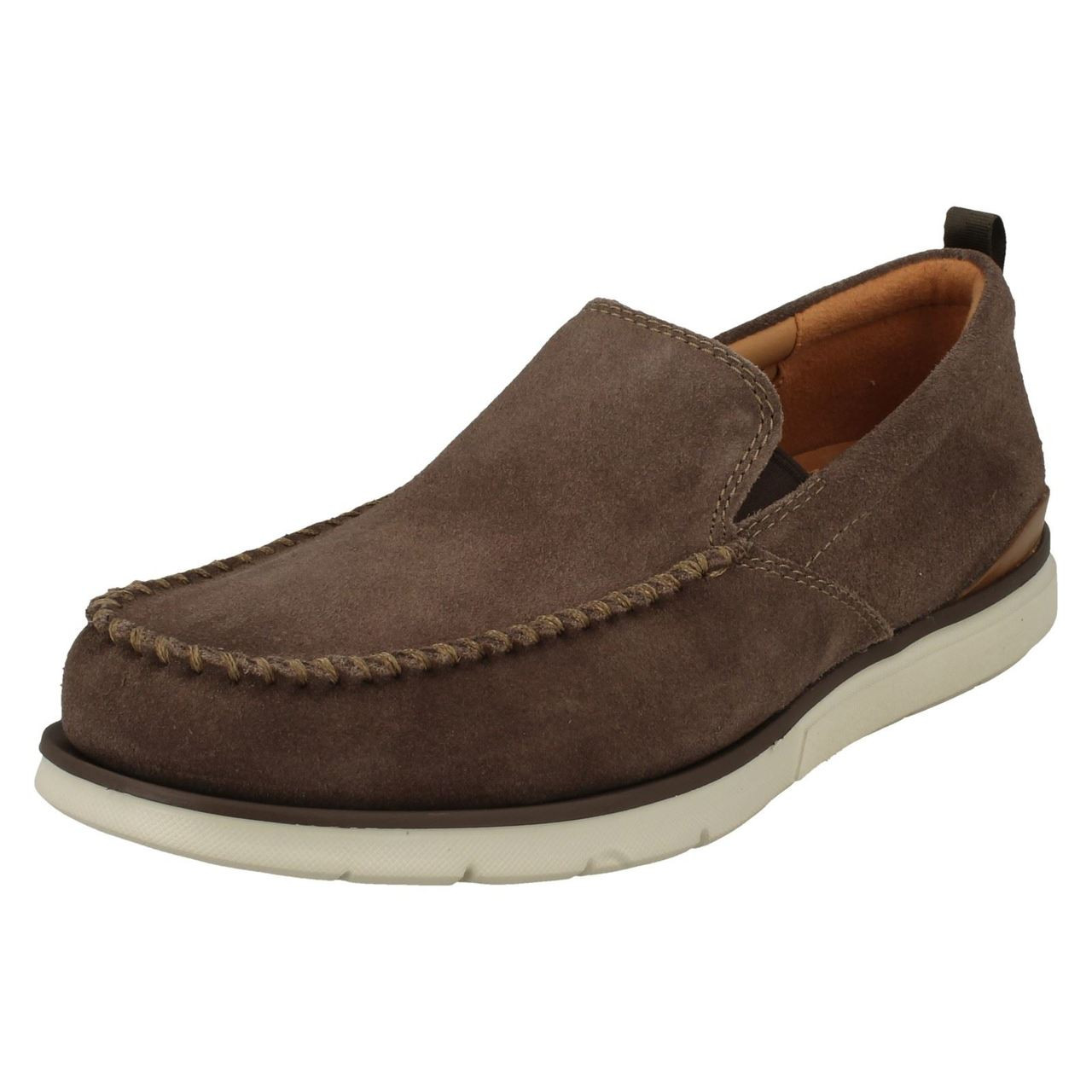 clarks men's slip on casual shoes
