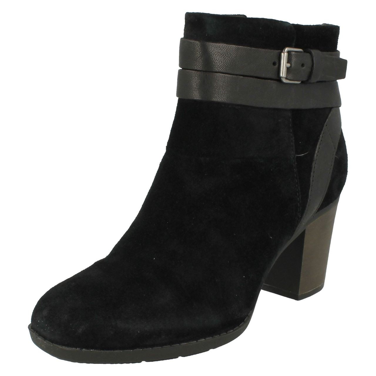 Ladies Clarks Smart Heeled Boots 