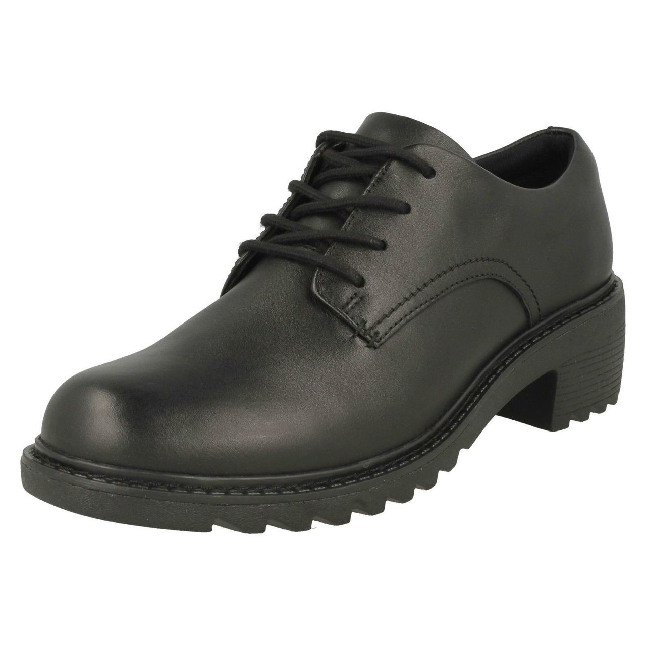 girls heeled school shoes