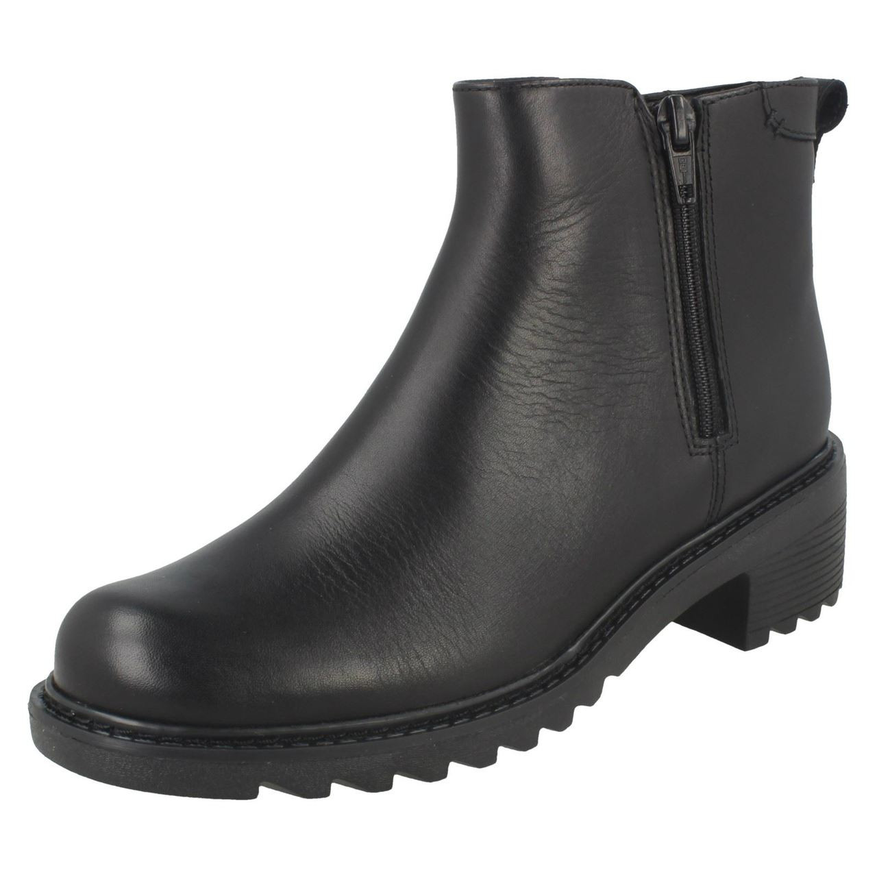 clarks zip up boots