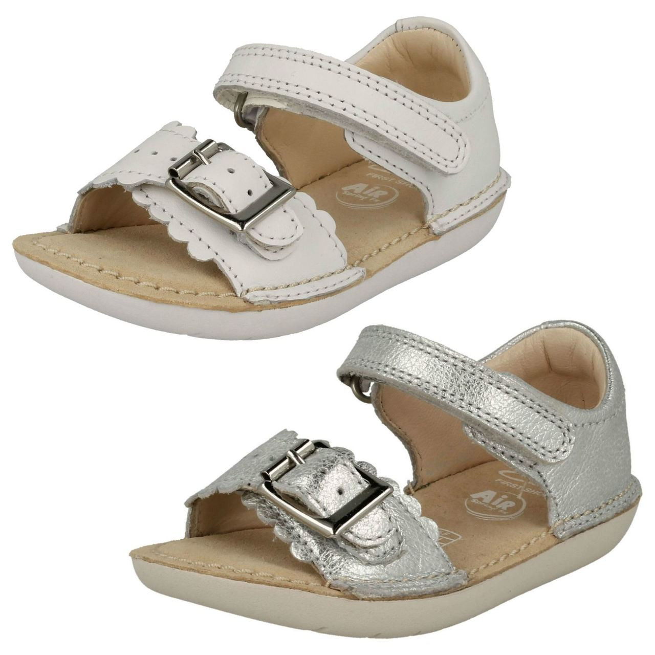 clarks girls summer shoes