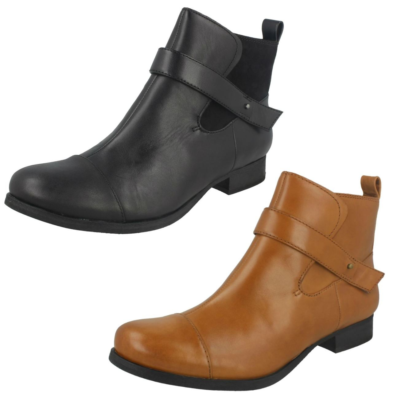 Ladies Clarks Ankle Boots Ladbroke Magic