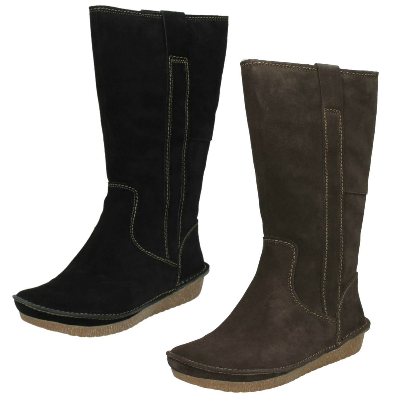 clarks ladies long boots