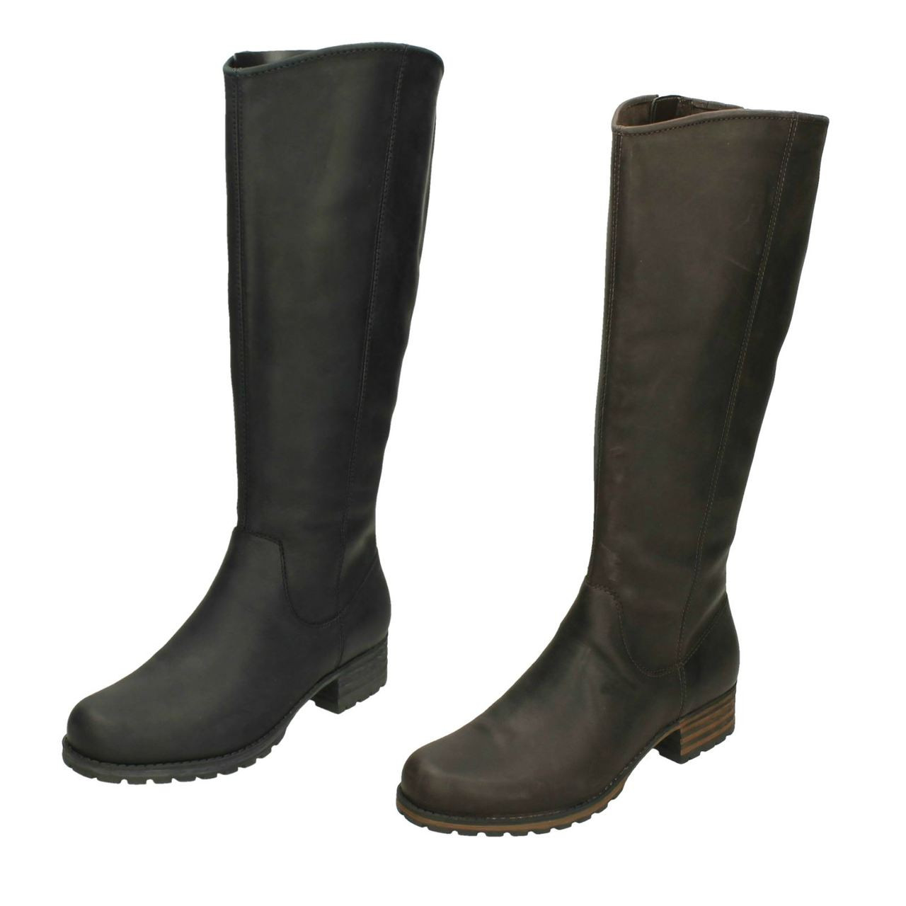 clarks ladies knee high boots