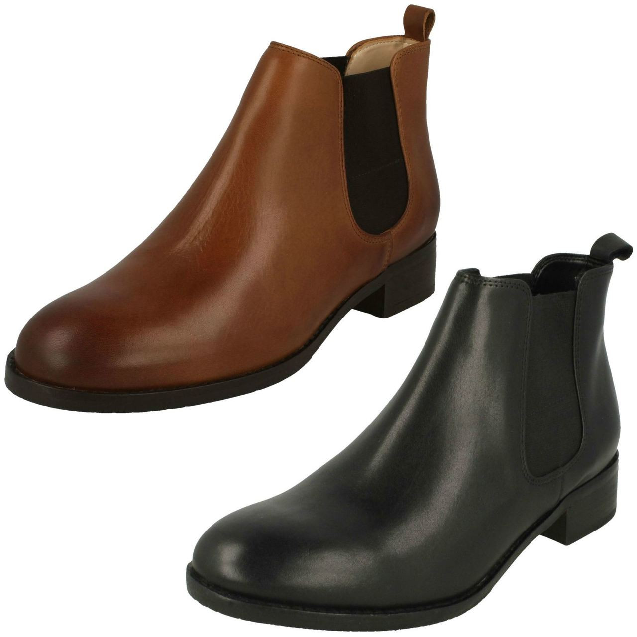 Ladies Clarks Chelsea Boots Netley Ella