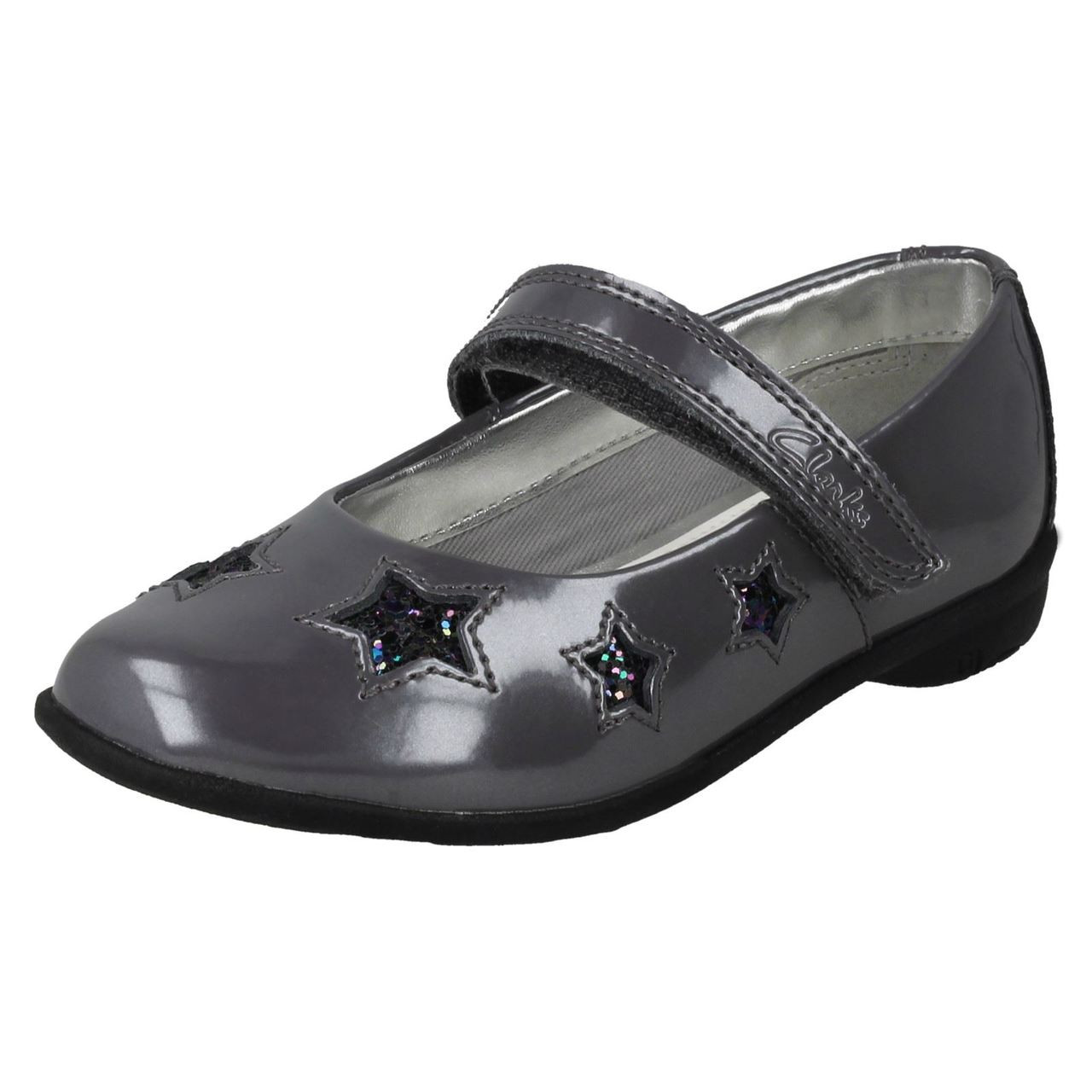 Girls Clarks Formal Party Flats Orra Star