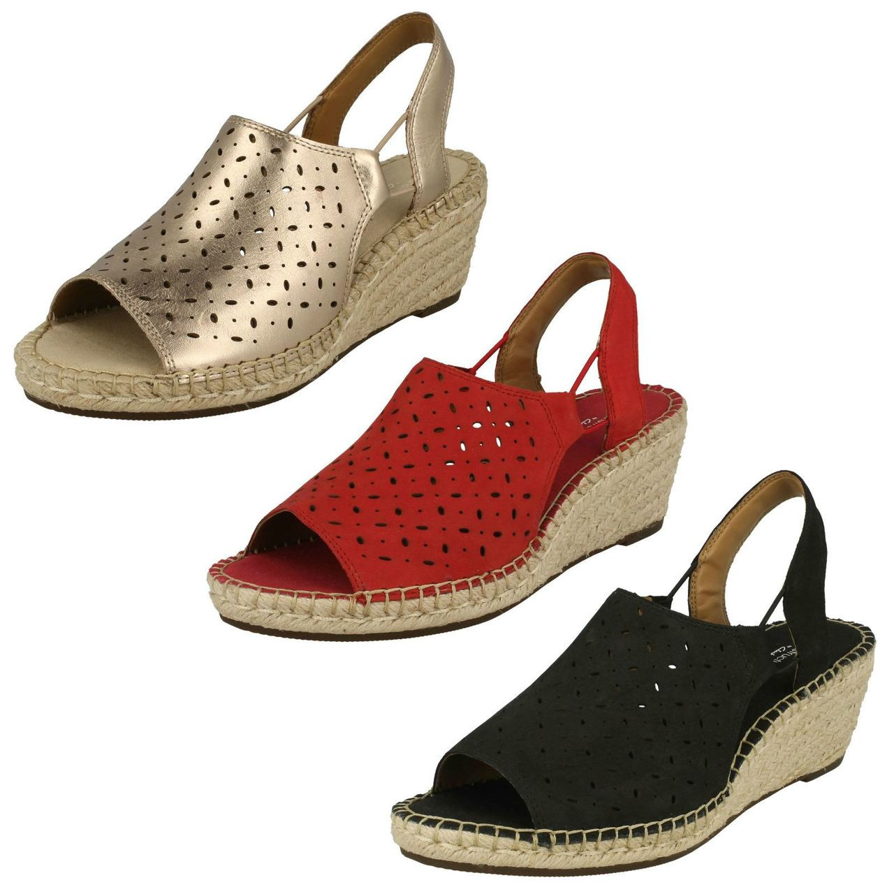 clarks wedge mules