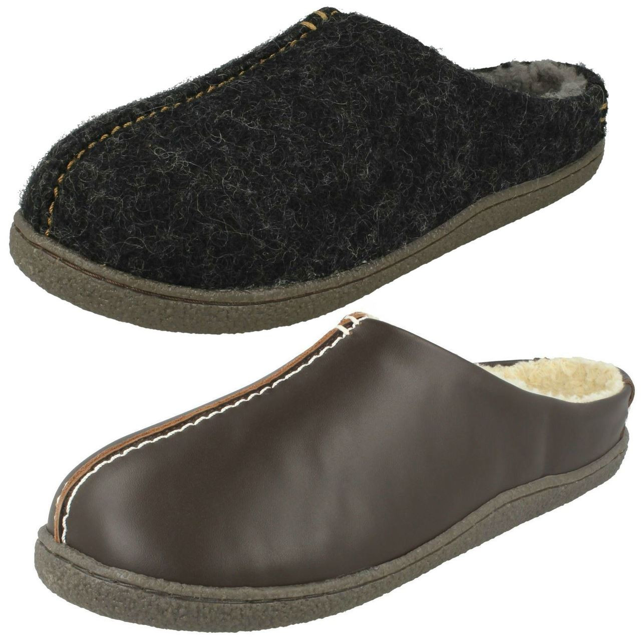 mens slippers at clarks